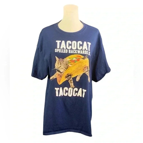 Tacocat Spelled Backwards‎ is Tacocat Graphic Tee - Picture 1 of 2